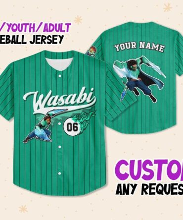 Custom Green Baseball Jersey - Personalized Design For Kids, Youth & Adults - Unique Gift!