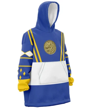 Blue Ranger Ninjetti Rangers Hooded Blanket Hoodie