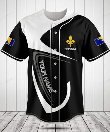 Custom Bosnia Baseball Jersey – High-Quality, Personalized Sportswear With Flag & Logo