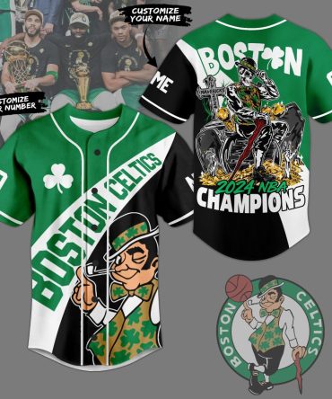 Custom Boston Celtics 2024 Champions Jersey - Personalize Name & Number!