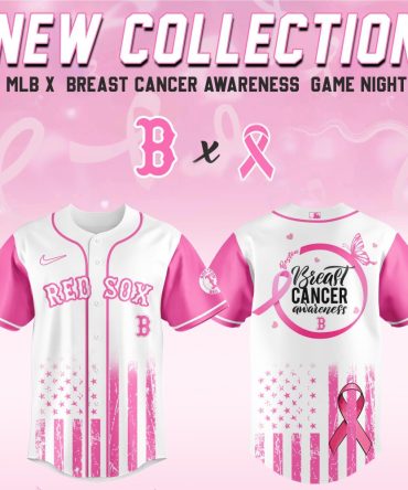 Limited Edition Red Sox Pink Jersey - Breast Cancer Awareness Collection