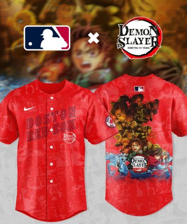 Exclusive Boston Red Sox X Demon Slayer Jersey – Limited Edition Mlb Anime Gear