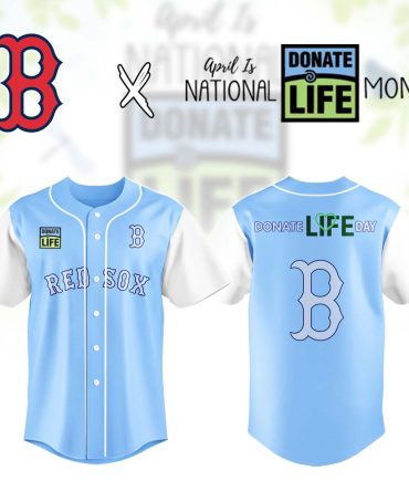 Support Donate Life Month: Limited Edition Red Sox Blue Jersey - Get Yours Now!