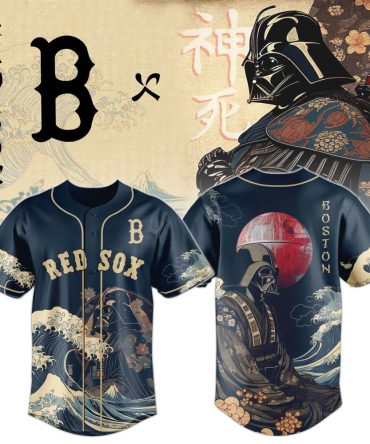 Red Sox Samurai Jersey - Unique Darth-Inspired Design, Perfect For Fans!