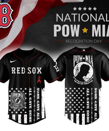 Red Sox Pow Mia Tribute Jersey - Honor Veterans, Unique Design, Limited Edition