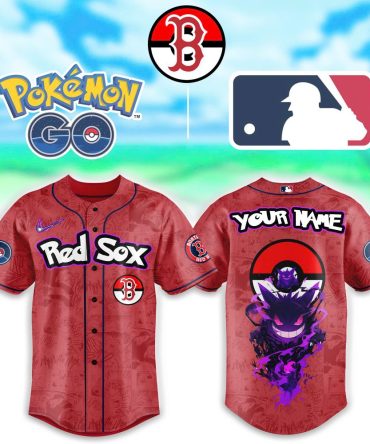 Custom Red Sox Pokémon Go Jersey - Personalized Baseball Fan Gear