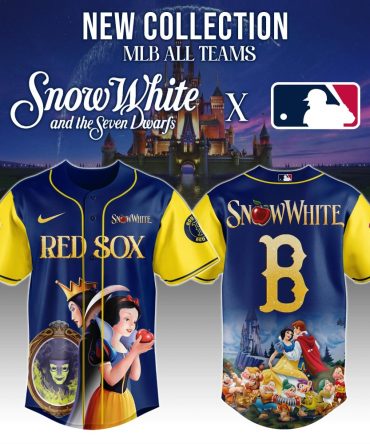Limited Edition Snow White Red Sox Jersey - Mlb Disney Collection For Fans