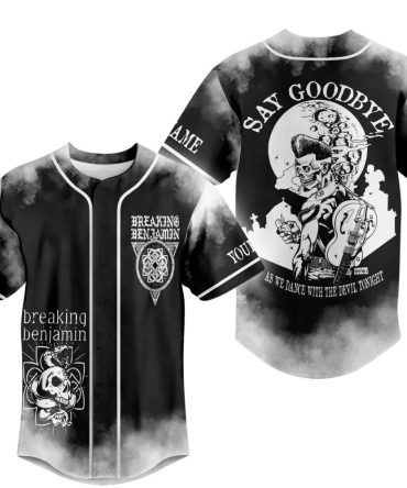 Breaking Benjamin Baseball Jersey - Rock Band Graphic Shirt For Music Fans