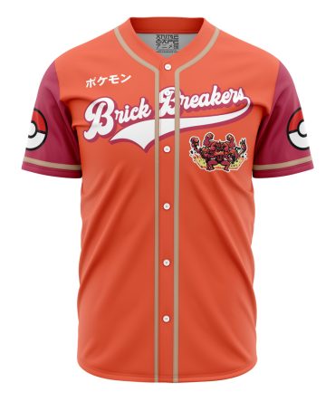 Limited Edition Brick Breakers Anime Baseball Jersey – Vibrant Orange Design – Perfect For Fans & Collectors!