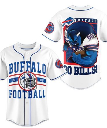 Buffalo Bills Football Jersey - Bold Graphic Fan Gear For Game Day Enthusiasts