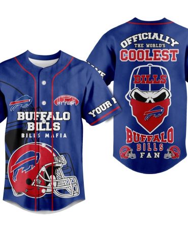 Buffalo Bills Fan Jersey - Customizable, Cool Design, Perfect For Game Day!