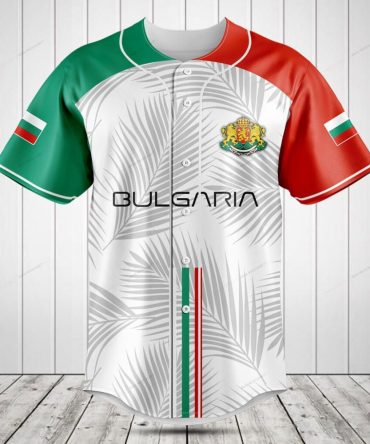 Stylish Bulgaria Flag Baseball Jersey - Premium Quality, Unique Design