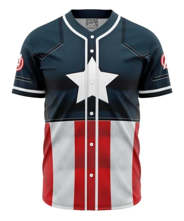 Patriotic Star & Stripes Baseball Jersey – Bold Design For Fans & Collectors