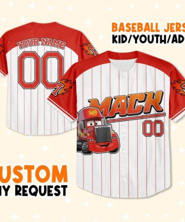 Custom Kids/Youth/Adult Baseball Jersey – Personalized Name & Number Design