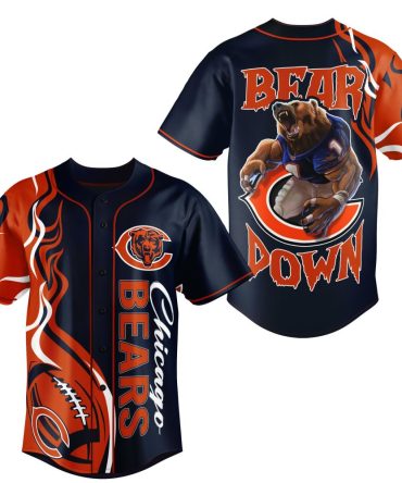 Chicago Bears Fan Jersey - Bold Design, Perfect For Game Day Support!