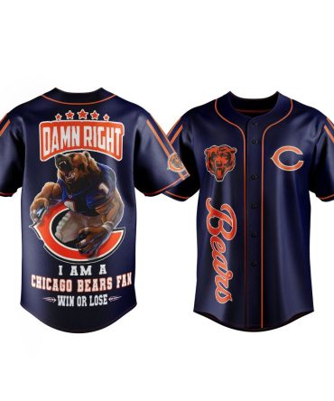 Chicago Bears Fan Jersey - Bold Design For Win Or Lose Supporters
