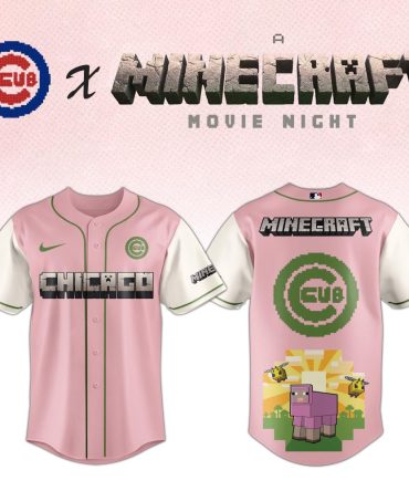 Limited Edition Chicago X Minecraft Pink Jersey - Perfect For Fans & Collectors!