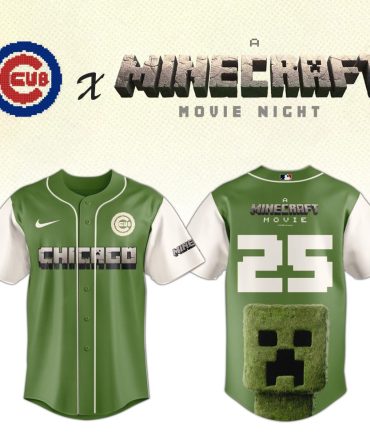 Limited Edition Chicago Cubs X Minecraft Jersey - Perfect For Fans & Gamers!