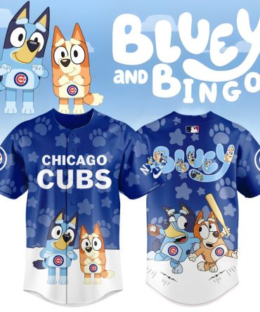 Bluey & Bingo Chicago Cubs Kids Jersey – Fun Mlb Apparel For Little Fans!