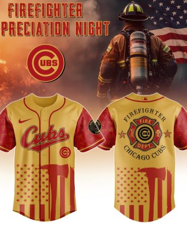 Chicago Cubs Firefighter Appreciation Jersey – Limited Edition Tribute