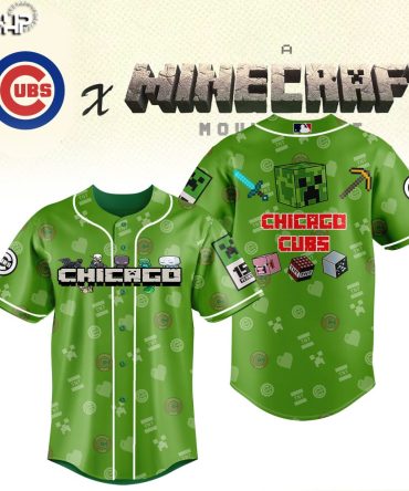 Limited Edition Chicago Cubs X Minecraft Jersey - Perfect For Fans & Gamers!