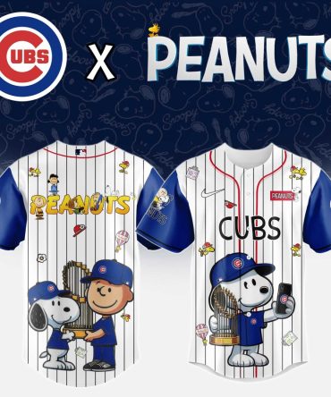 Cubs X Peanuts Limited Edition Jersey - Snoopy & Charlie Brown Baseball Shirt For Fans