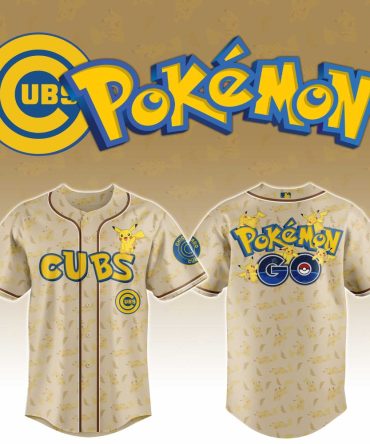 Cubs X Pokémon Pikachu Baseball Jersey – Limited Edition Fan Gear For Gamers & Sports Lovers