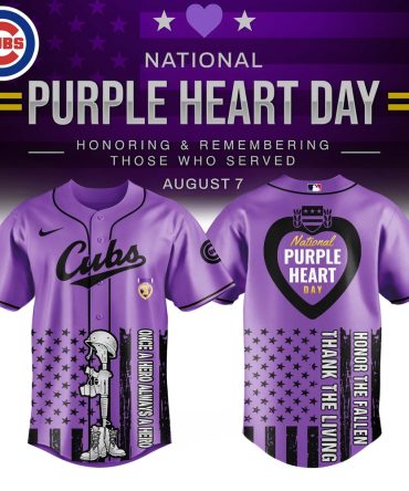 Exclusive Cubs Purple Heart Day Jersey - Honor & Support Veterans - Limited Edition