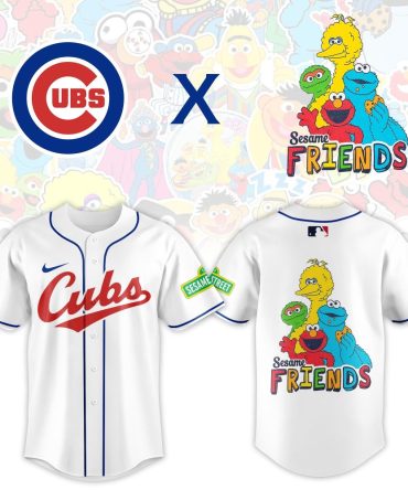 Limited Edition Cubs X Sesame Street Jersey - Celebrate Friendship In Style!