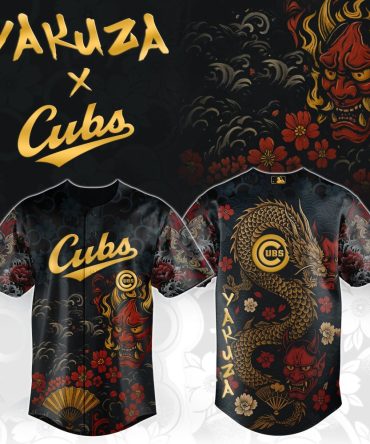 Exclusive Yakuza X Cubs Dragon Jersey – Limited Edition Baseball Shirt