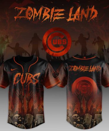 Zombie Land Cubs Jersey - Spooky Halloween Baseball Shirt For Fans