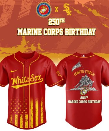 Celebrate With White Sox X Marines 250Th Birthday Limited Edition Jersey - Semper Fidelis Design