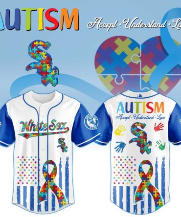 Autism Awareness Baseball Jersey - Colorful Puzzle Design, Support & Style