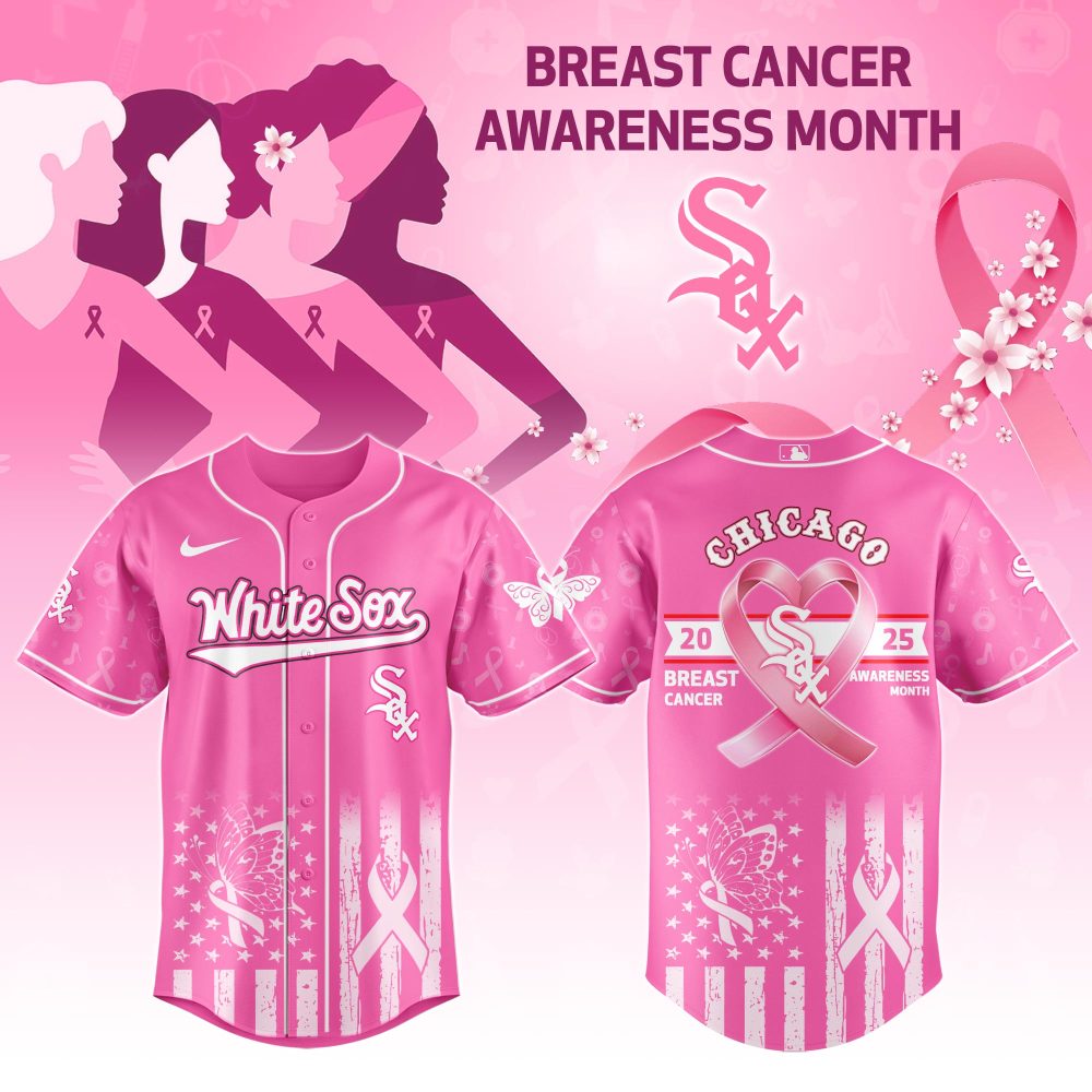 White Sox Pink Jersey - Breast Cancer Awareness Edition 2023 - Limited Edition Support Gear