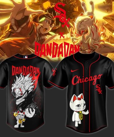Exclusive Sox X Dandadan Graphic Jersey - Stylish Chicago Anime Streetwear
