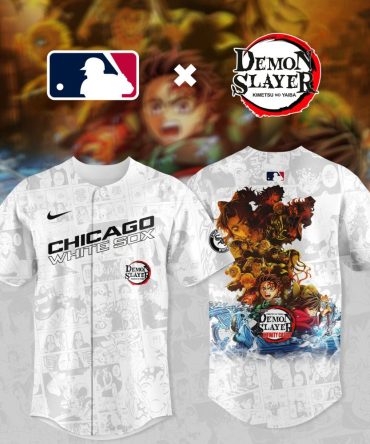 Limited Edition Chicago White Sox X Demon Slayer Jersey - Anime Fans Must-Have!