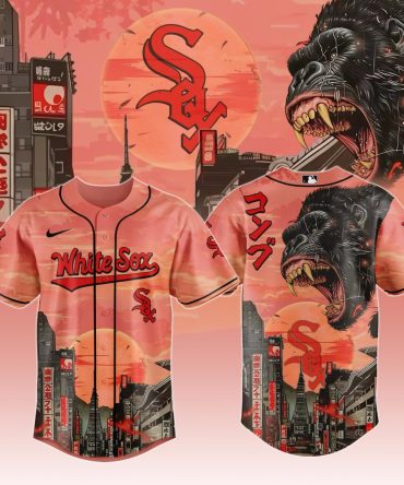 Limited Edition White Sox Jersey – Urban Gorilla Design, Perfect For Baseball Fans!