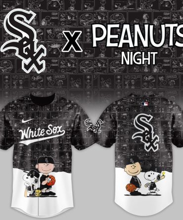 Limited Edition White Sox X Peanuts Jersey - Celebrate In Style With Charlie Brown & Snoopy!