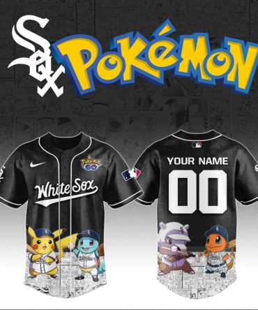 Custom White Sox Pokémon Jersey - Personalized Fan Gear For Gamers & Baseball Lovers