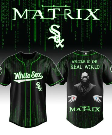 Matrix-Inspired White Sox Jersey - Unique Design For Fans , Limited Edition