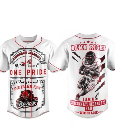 Official Cincinnati Bearcats Fan Jersey - Die Hard Pride Edition, Perfect For Game Days!🏈🔥