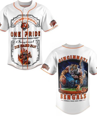 Cincinnati Bengals Die-Hard Fan Jersey - Unique Graphic Design For True Supporters