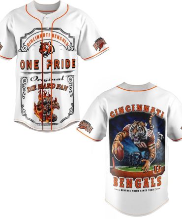 Official Cincinnati Bengals Fan Jersey - Celebrate Team Spirit With Bold Graphics & Comfort