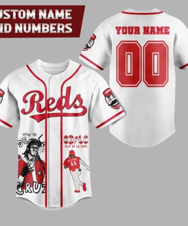 Custom Reds Baseball Jersey – Personalize Name & Number – Perfect Fan Gear!