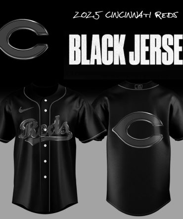 2025 Cincinnati Reds Black Jersey - Stylish Game Day Apparel For Fans