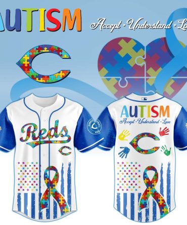 Autism Awareness Baseball Jersey - Colorful Puzzle Pattern & Inspiring Message - Support & Style