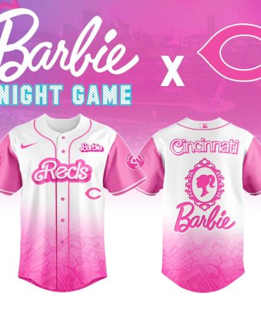 Limited Edition Barbie X Reds Baseball Jersey - Cincinnati Night Game Special