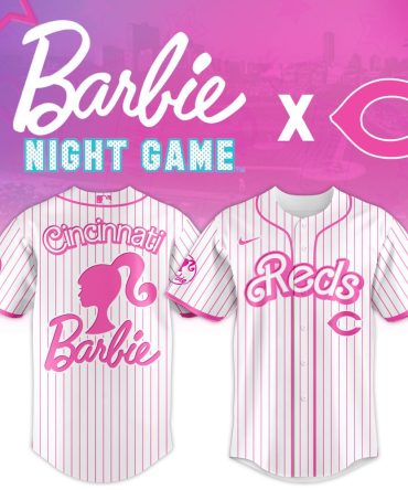 Limited Edition Barbie Night Game Cincinnati Reds Jersey - Perfect Gift For Fans!
