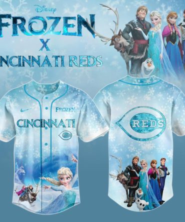 Disney Frozen X Cincinnati Reds Limited Edition Jersey – Perfect For Fans & Collectors!