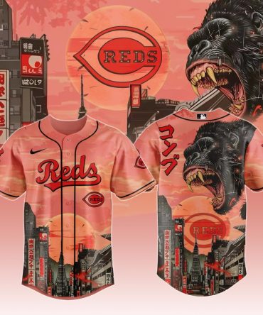 Limited Edition Reds Jersey - Urban Gorilla Design With Tokyo Skyline